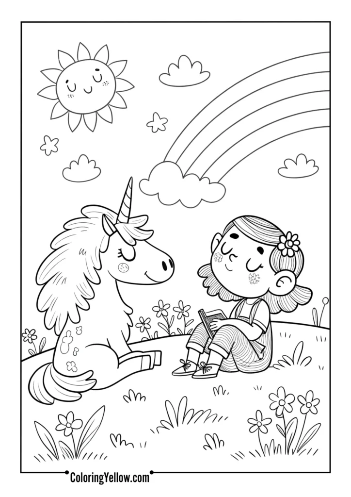 Agnes Dreaming with Unicorn