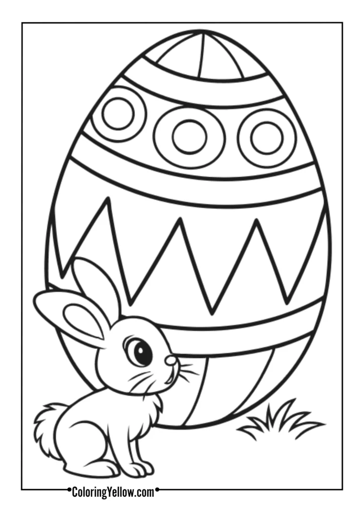 Big egg outlines for toddlers