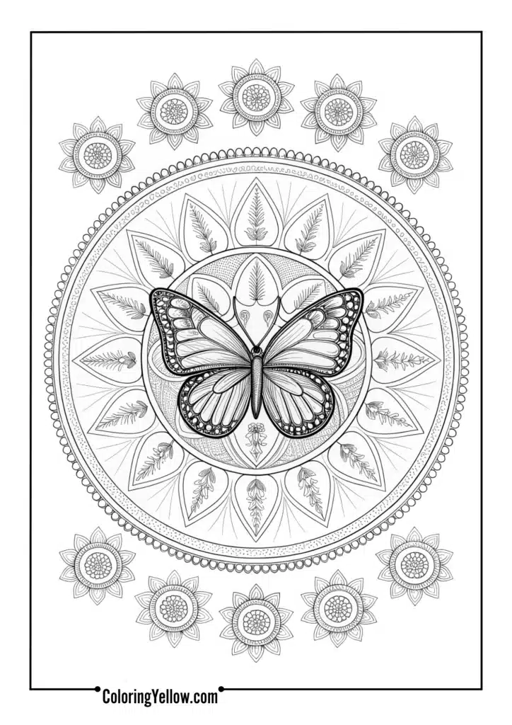 Butterfly Mandala