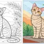 Cat Coloring Pages