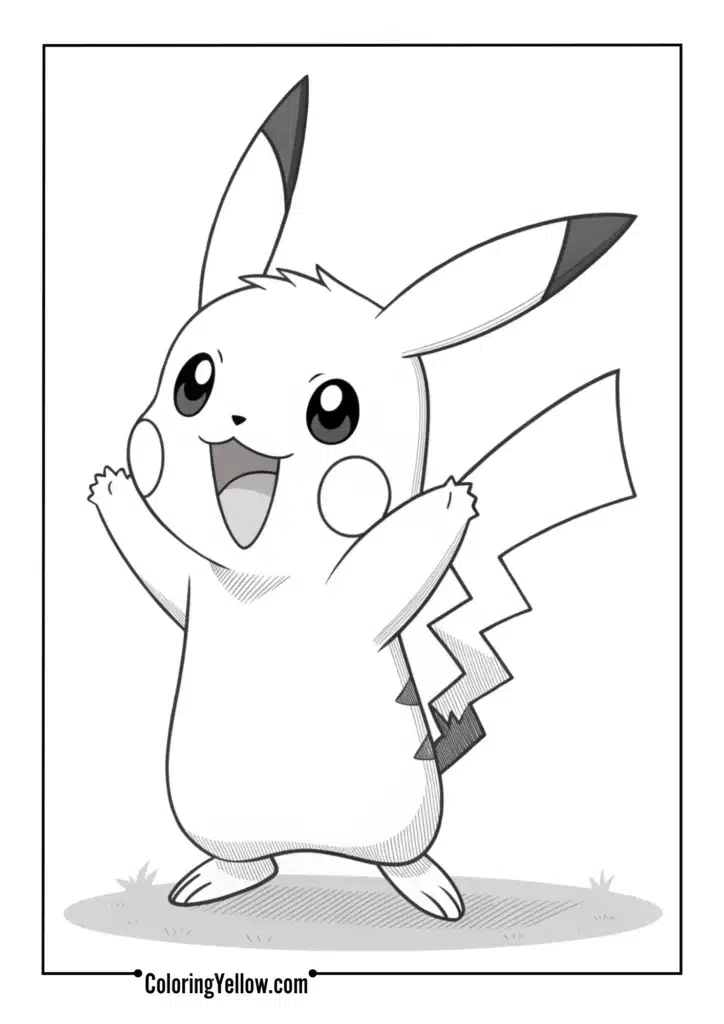 Classic Pikachu Pose