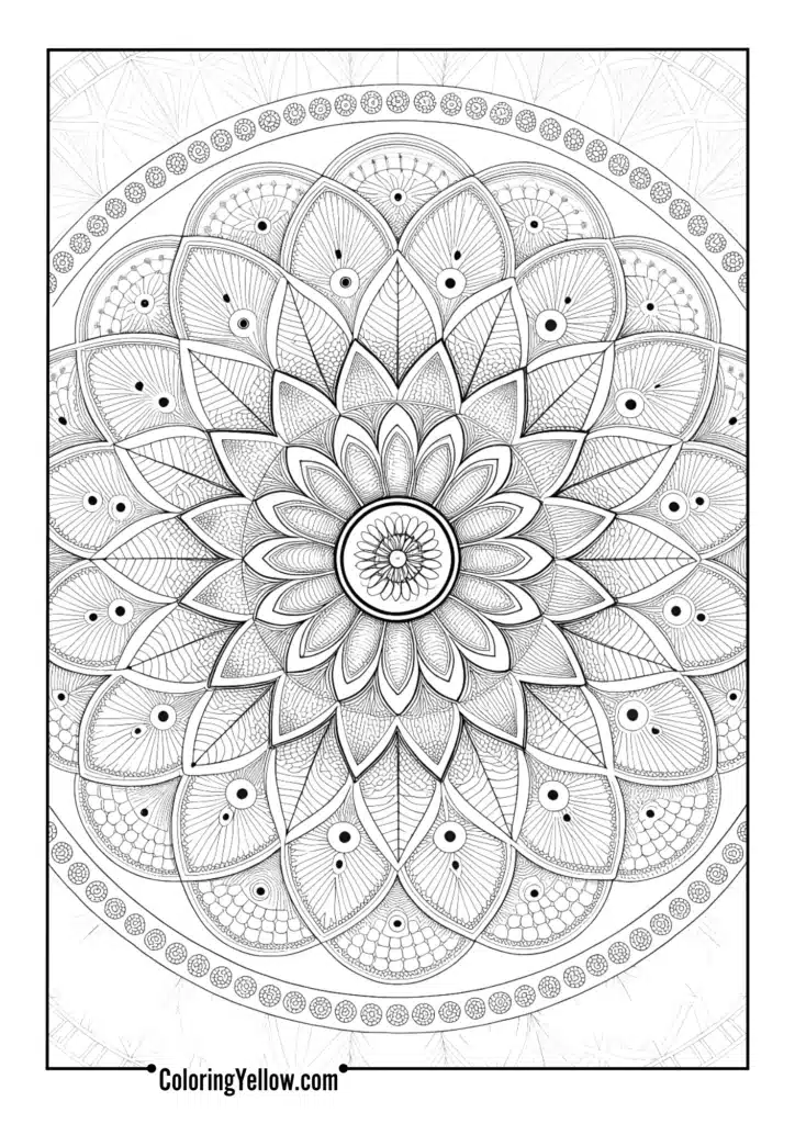Concentric Circle Mandala