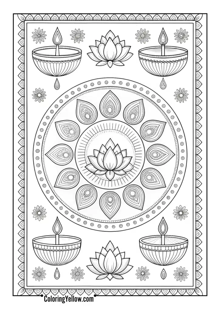 Diwali Mandala