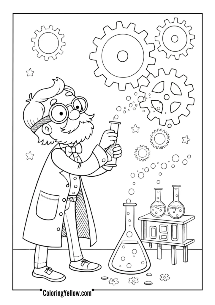 Dr. Nefario in the Lab