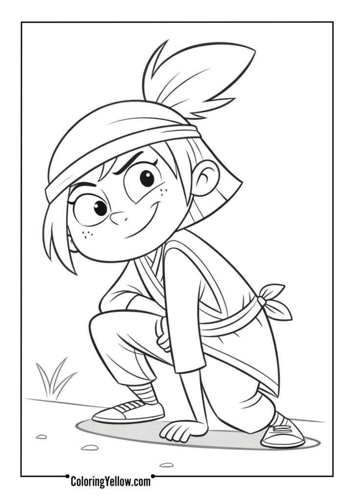 Edith Ninja Pose