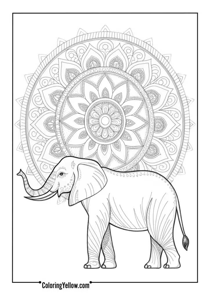 Elephant Mandala