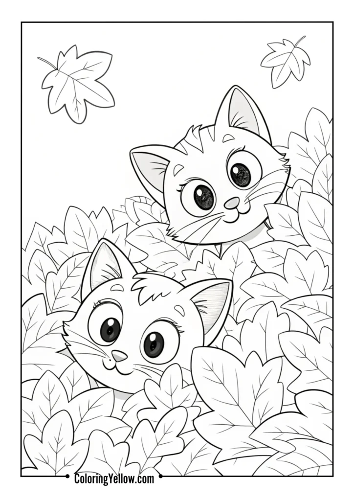 Hide-and-Seek in Leaves