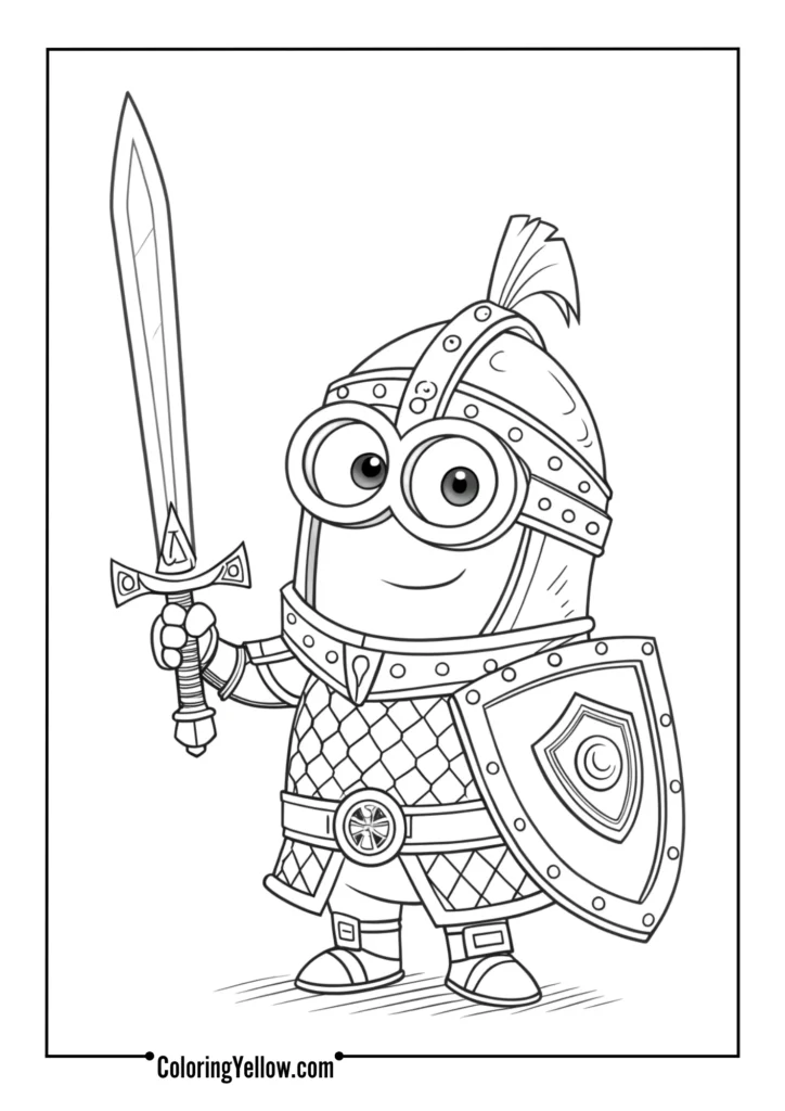 Knight Minion with Armor and Sword
