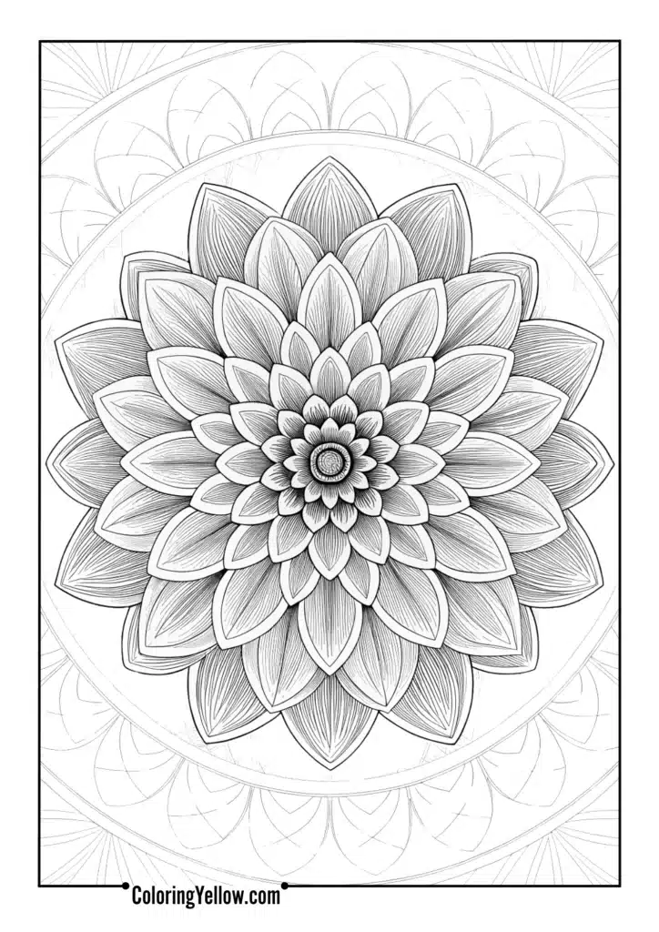 Layered Petal Mandala
