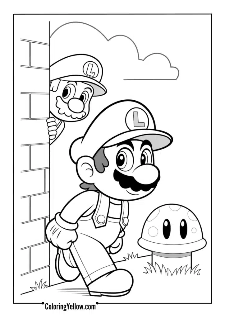 Luigi & Mario vs Goomba