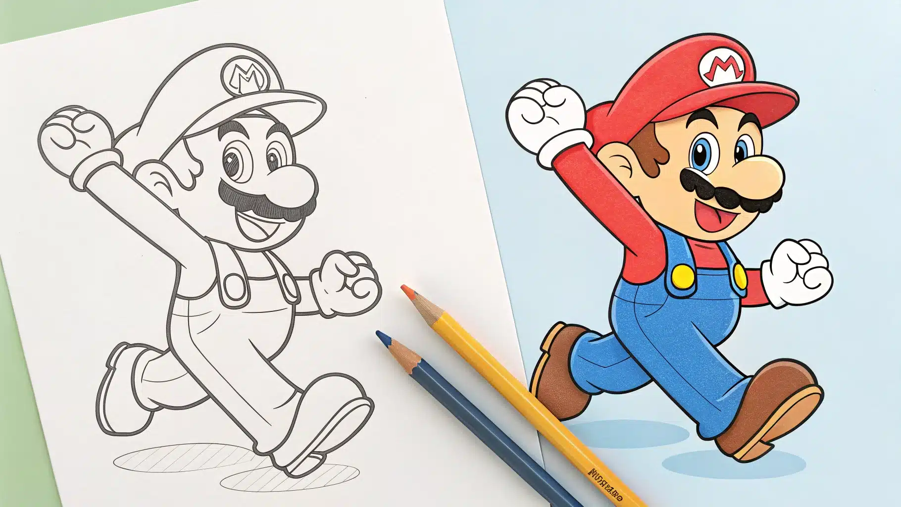 Mario Coloring pages