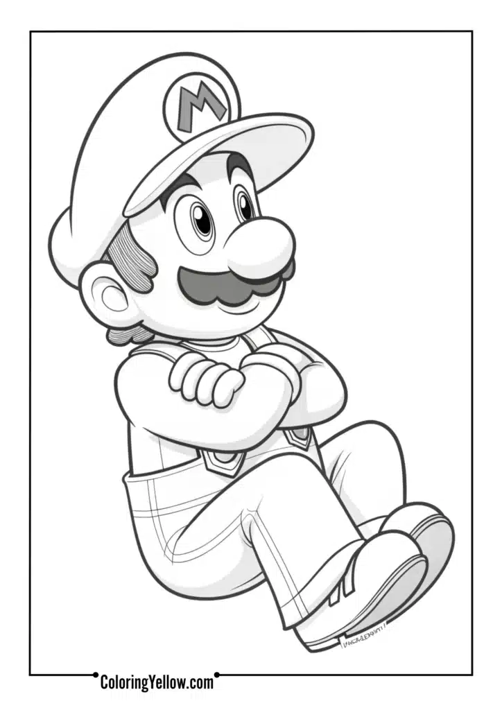 Mario Resting Peacefully