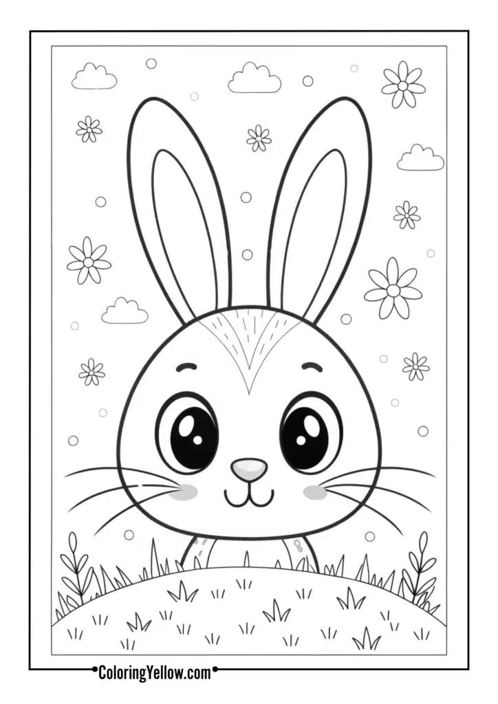Oversized bunny faces
