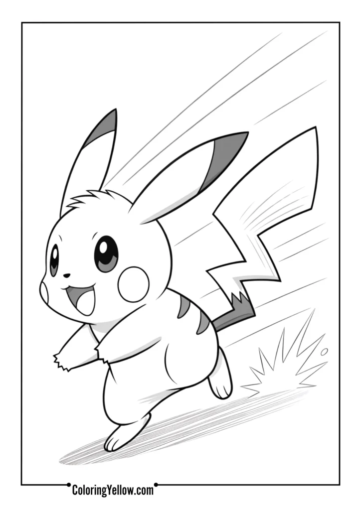 Pikachu Running