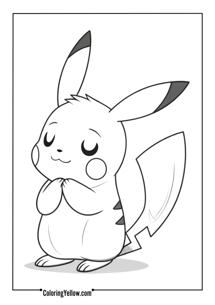 Pikachu Sleeping