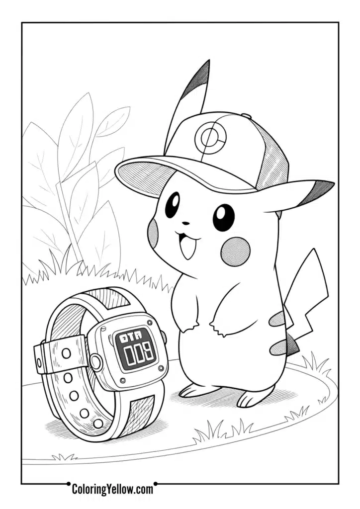 Pikachu and Pokégear