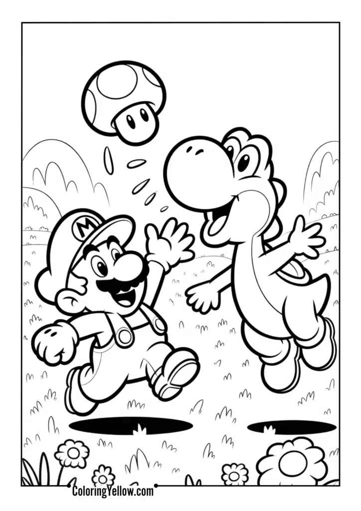 Playing Catch with Yoshi