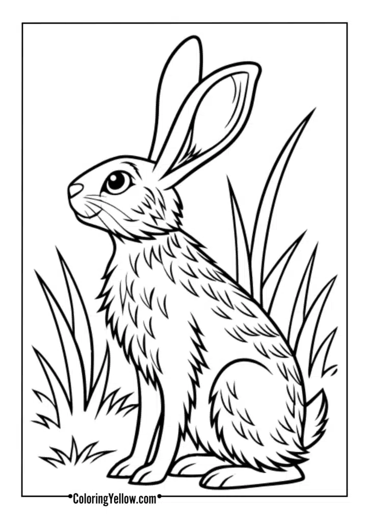 Realistic rabbit illustrations