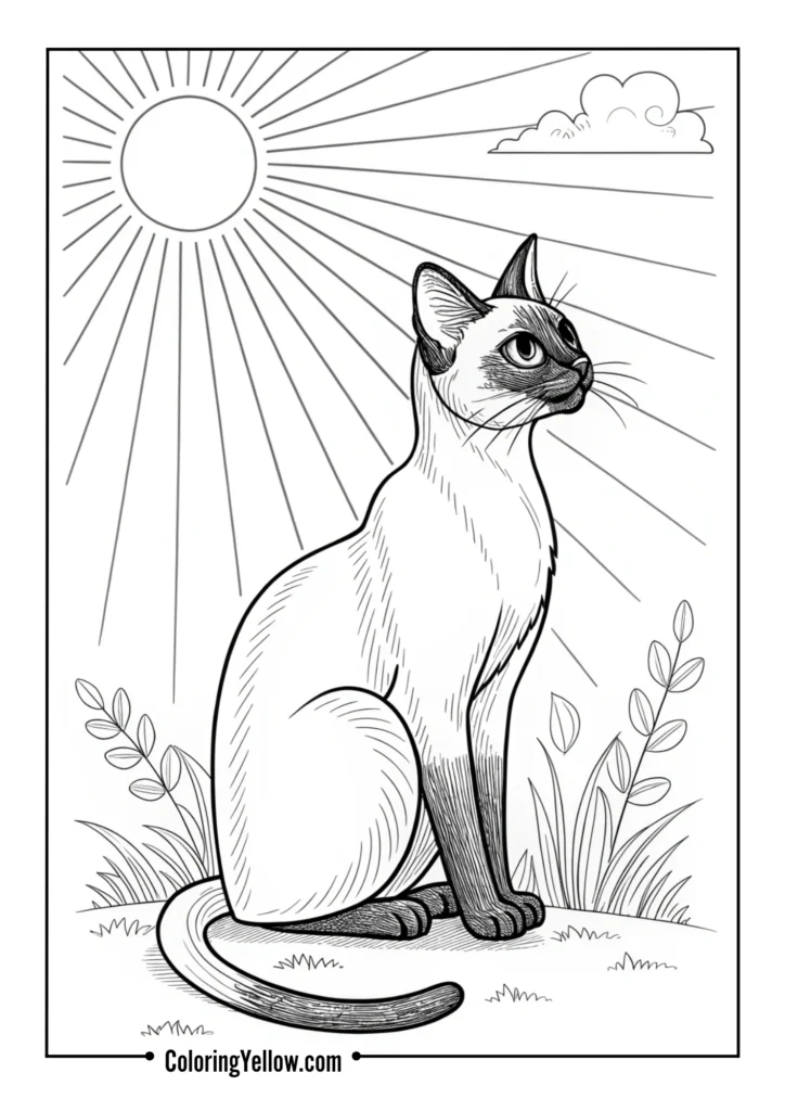 Siamese in Sunbeam