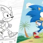 Sonic Coloring Pages
