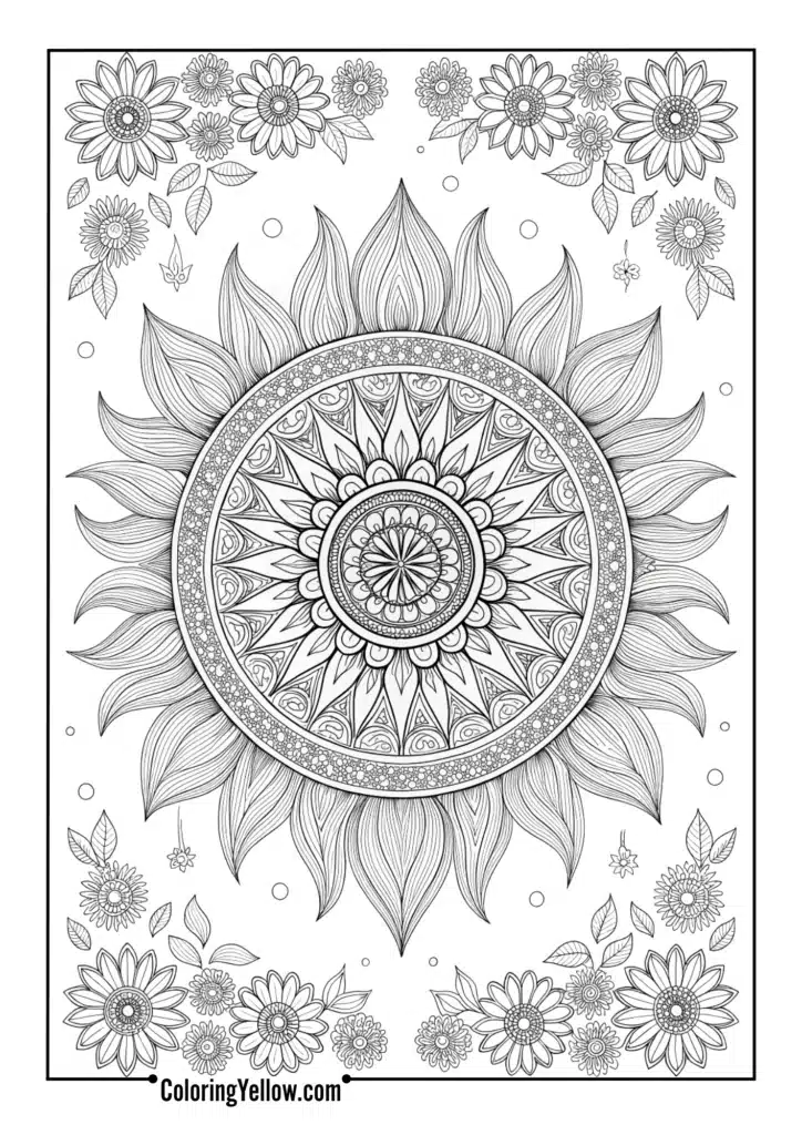 Summer Solstice Mandala