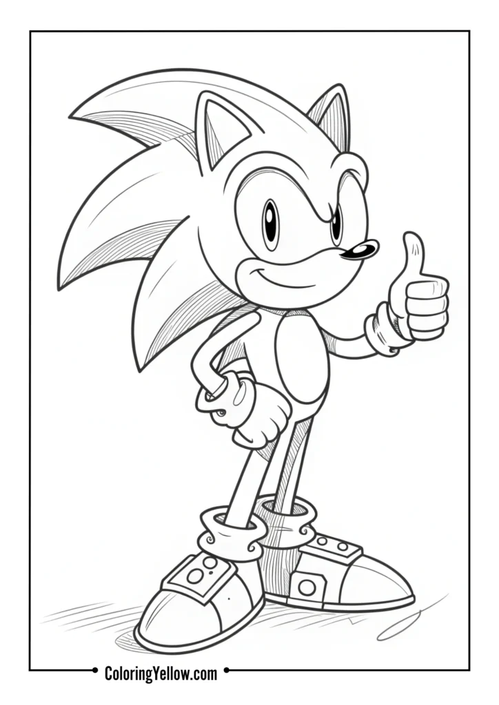 Thumbs-Up Sonic