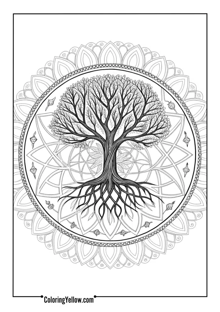 Tree of Life Mandala