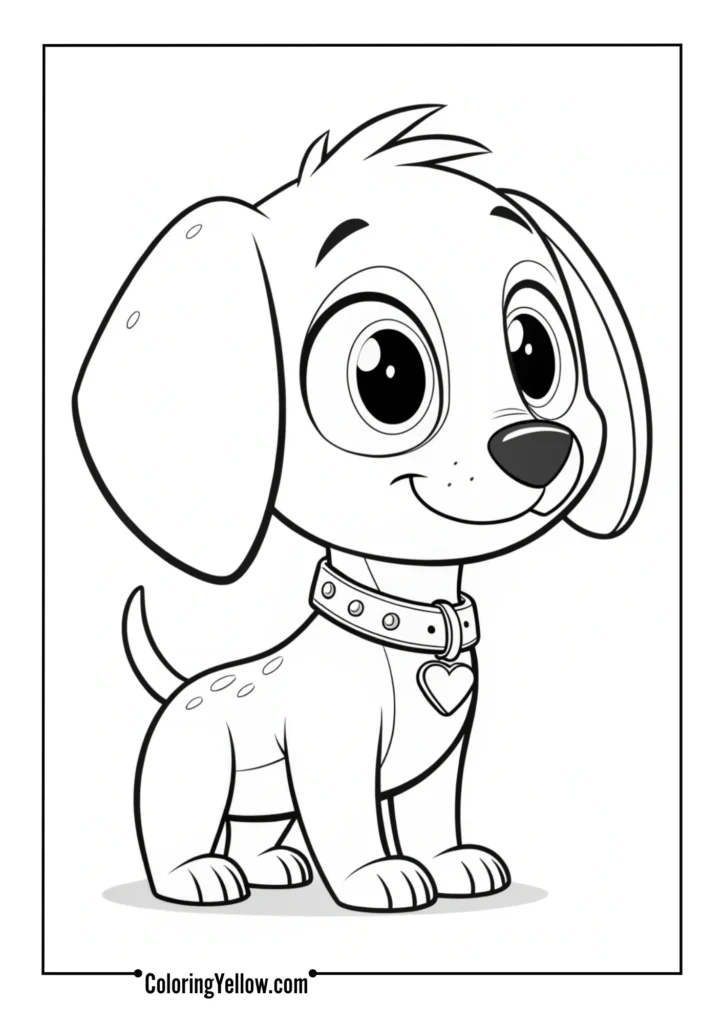Cartoon Puppy for Toddlers
